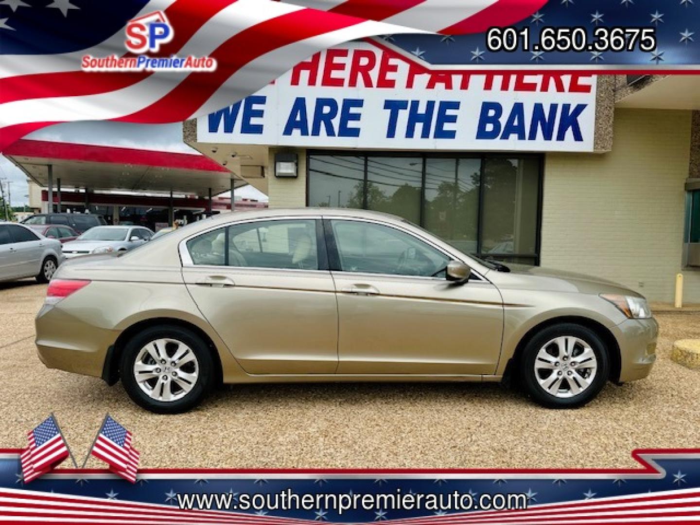 2008 TAN HONDA ACCORD LX-P (JHMCP26448C) , located at 922 W. Beacon St., Philadelphia, MS, 39350, (601) 650-3675, 32.770447, -89.127151 - Photo#6